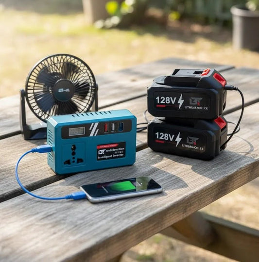 128VF Multifunction Intelligent Inverter with Lithium-Ion Battery Pack