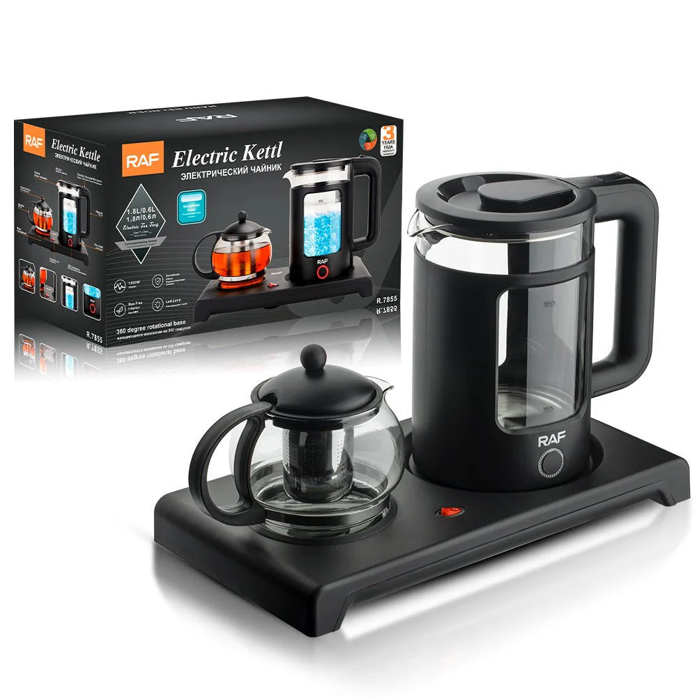 RAF Electric Kettle Set (1.8L + Teapot, 1500W)