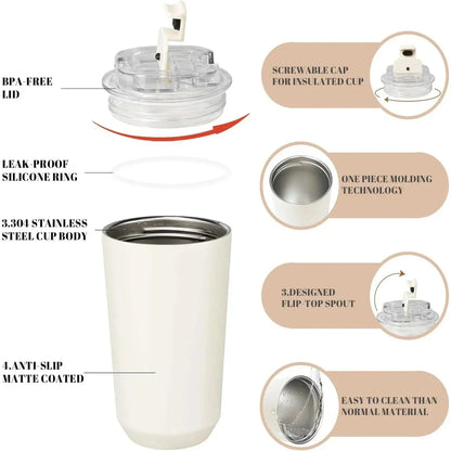 SMEG Stainless Steel Vacuum Insulated Tumbler Mug